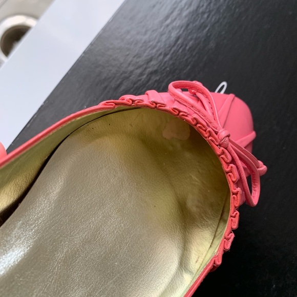 Authentic Delman Valera Flamingo Flats Sz 6 - Picture 7 of 8